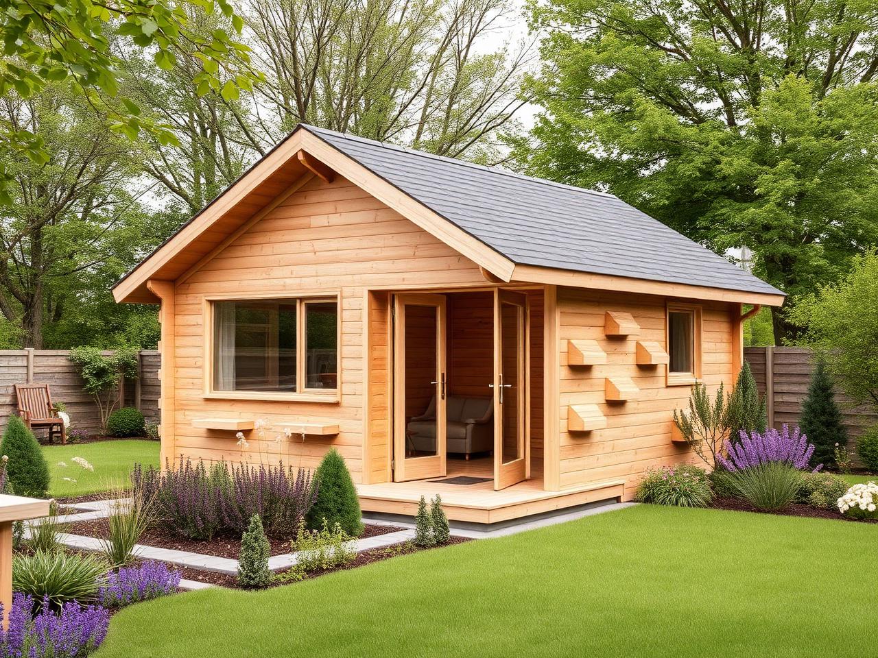 Houten tuinhuis op maat in Asse